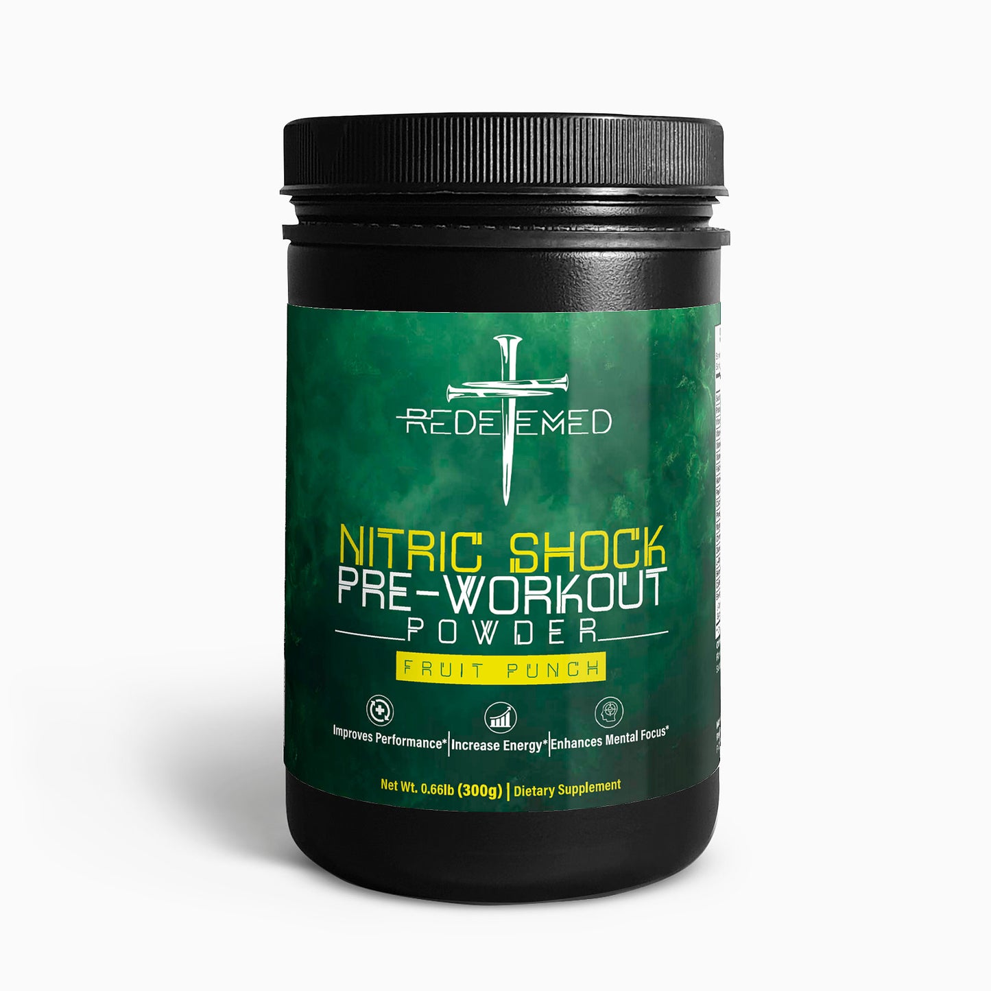 Nitric Shock Pre-Workout Powder (Fruit Punch)