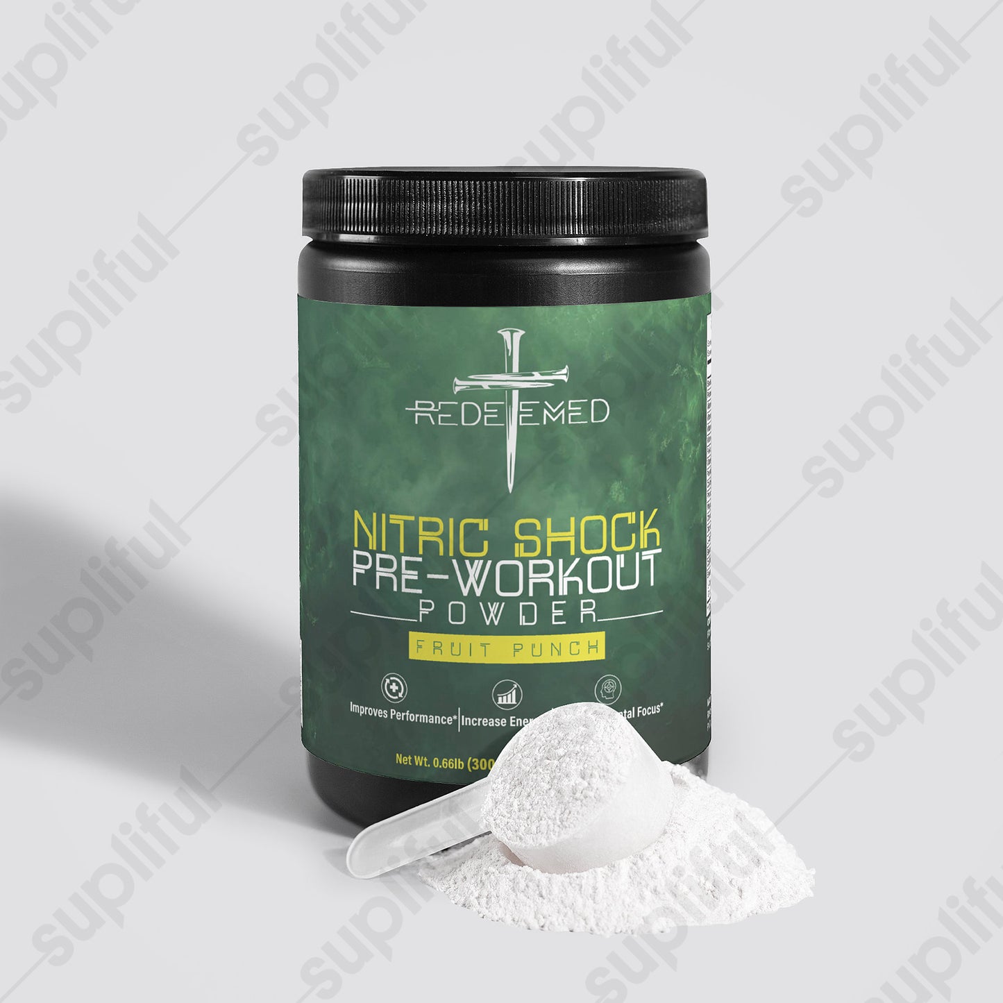 Nitric Shock Pre-Workout Powder (Fruit Punch)